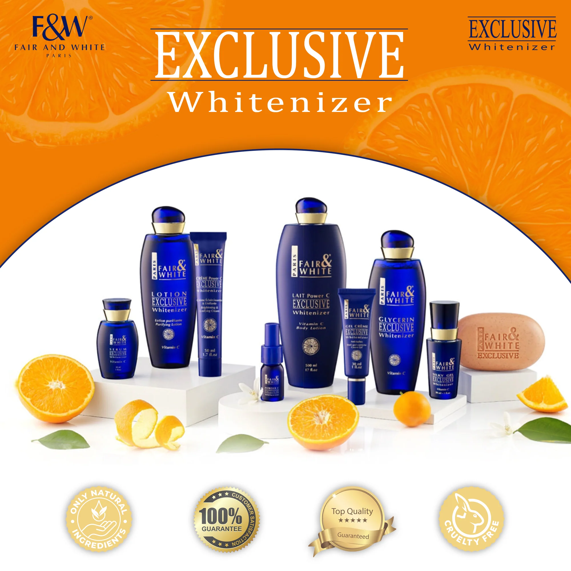 Fair And White Exclusive Brightening Gel Cream With Vitamin C 30ml / 1 fl oz - Image 7