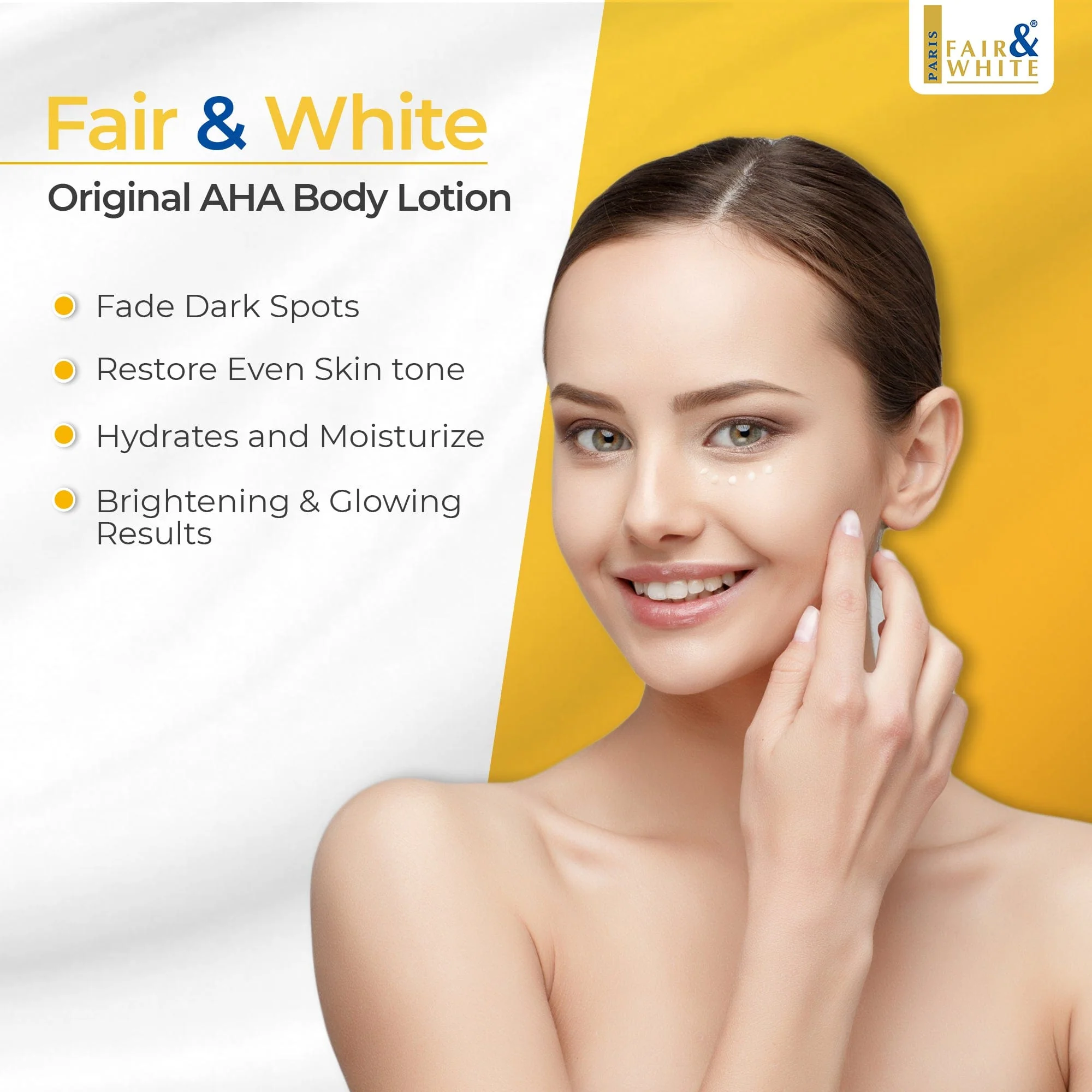 Fair & White Original AHA Body Lotion - 485ml / 17.6 fl oz - Image 5