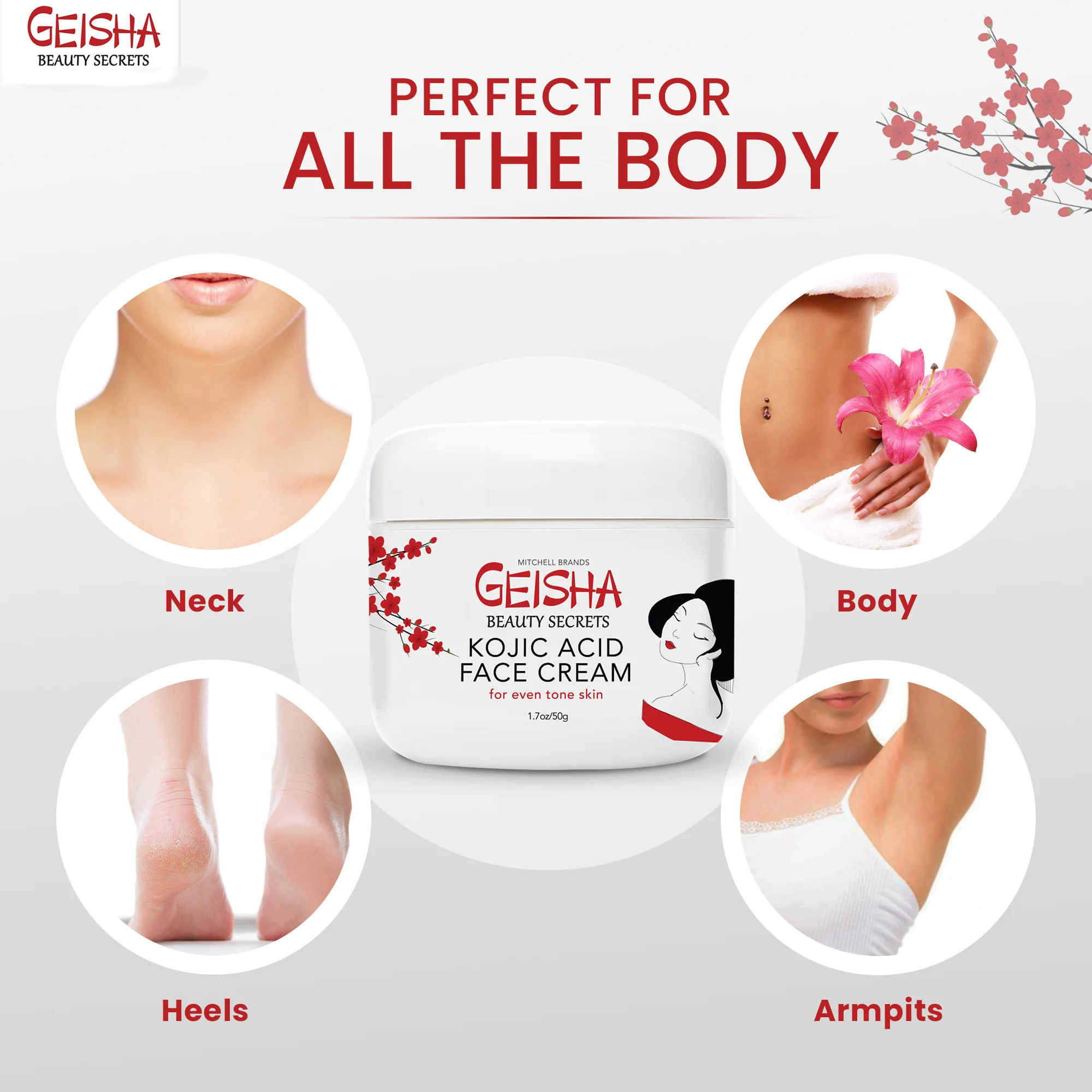 Geisha Active Brightening Cream with Kojic Acid - 50ml / 1.7 fl oz - Image 7