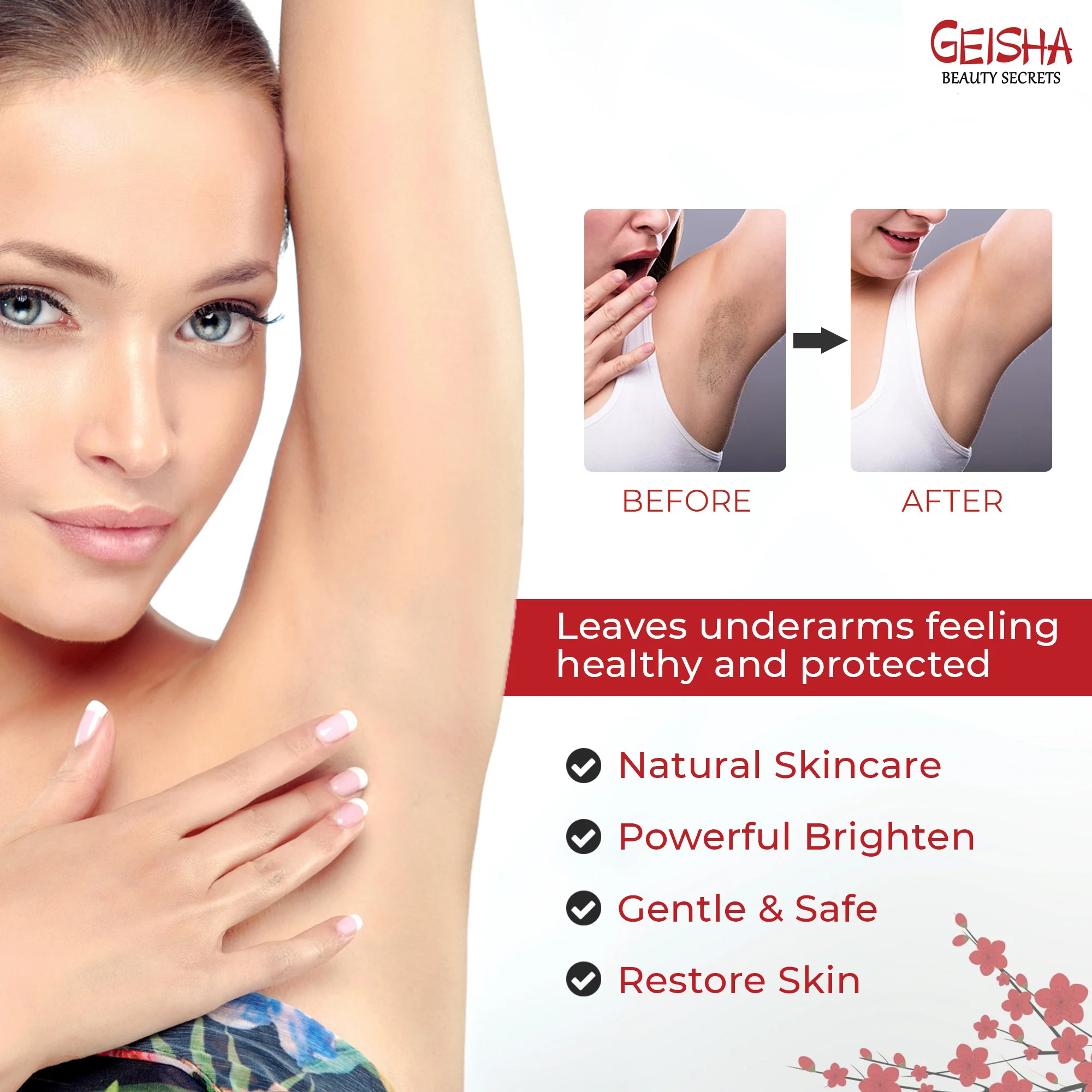 Geisha Brightening Deodorant - Kojic Acid Deodorant - 30ml / 1 fl oz - Image 2