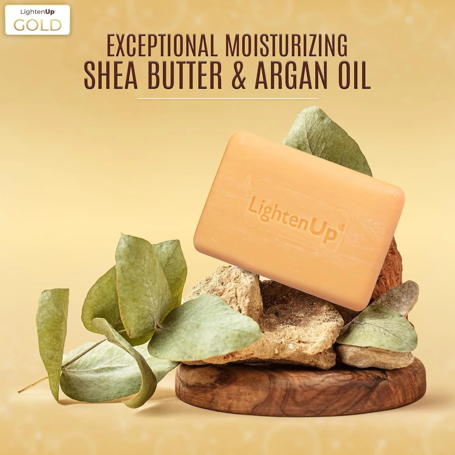 LightenUp Anti-Aging Shea Butter Cleansing Bar With Argan Oil 200g / 7.1 fl oz - Image 6