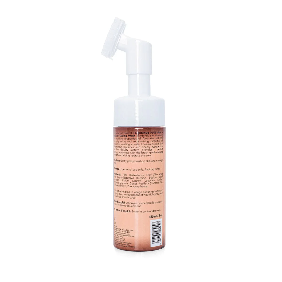 LightenUp Plus Aloe Vera Coconut Foaming Wash 150ml / 5 fl oz - Image 8