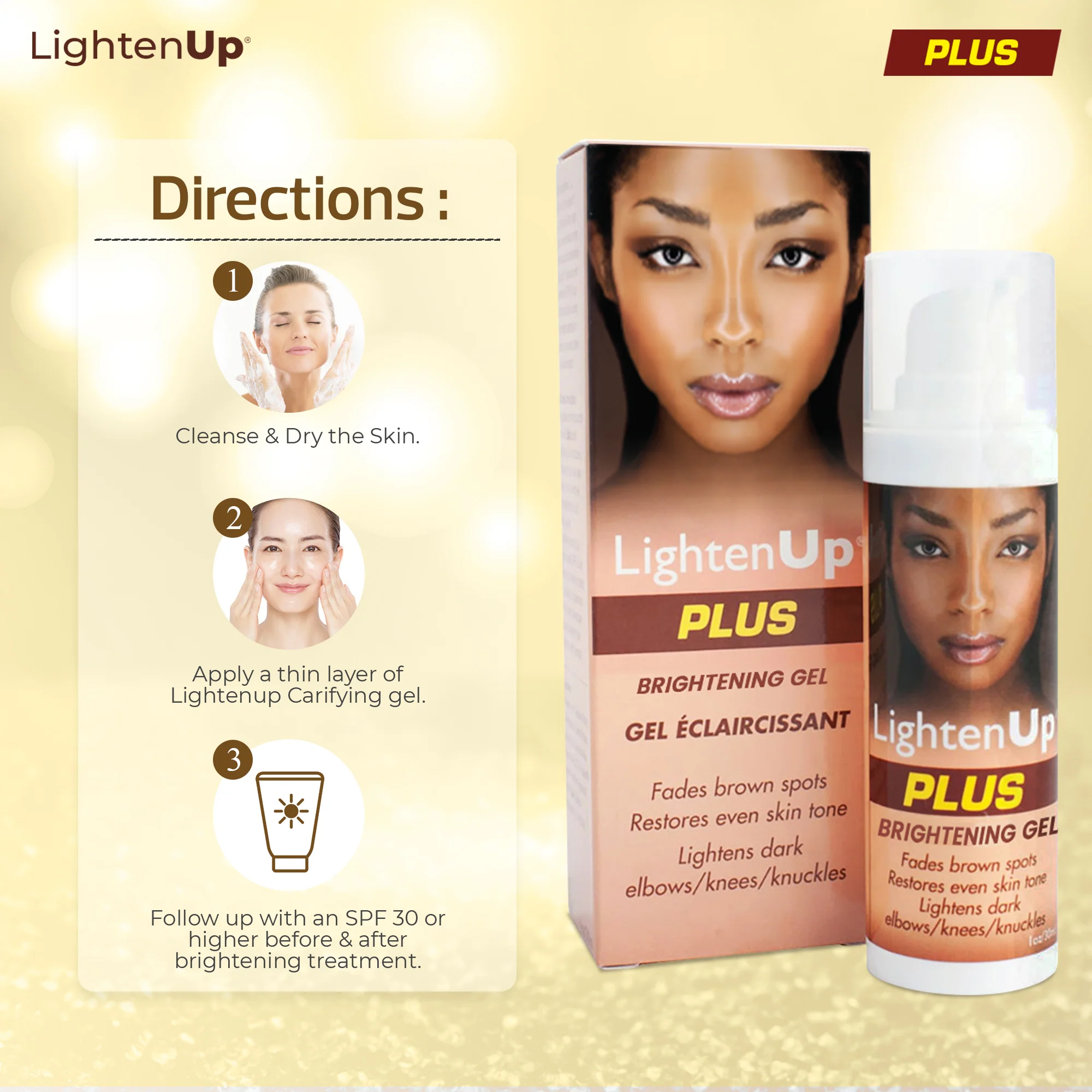 LightenUp Plus Brightening Gel Pump With Alpha Arbutin 30ml / 1 fl oz - Image 6