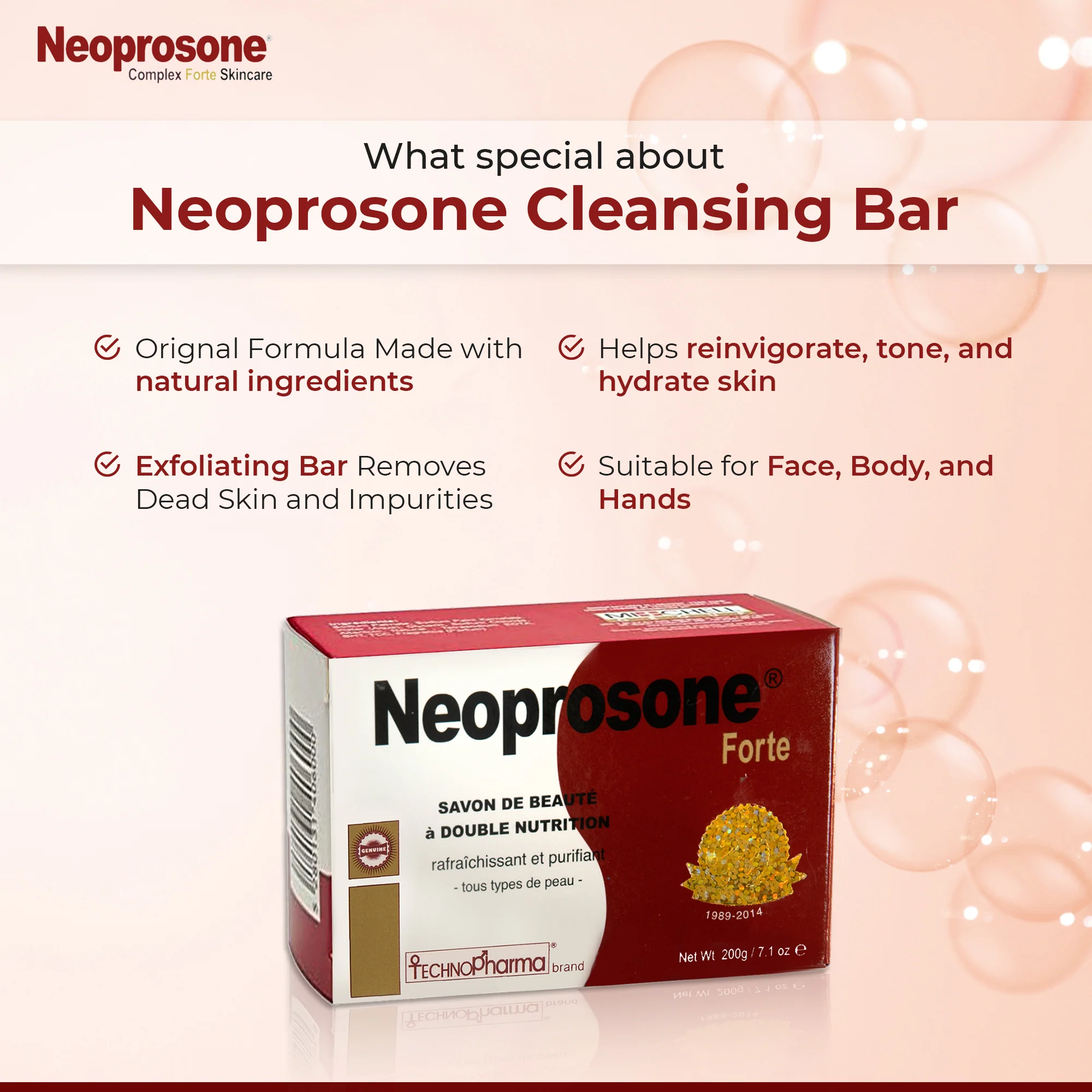 Neoprosone Beauty Soap Bar 200g / 7.1 fl oz - Image 6