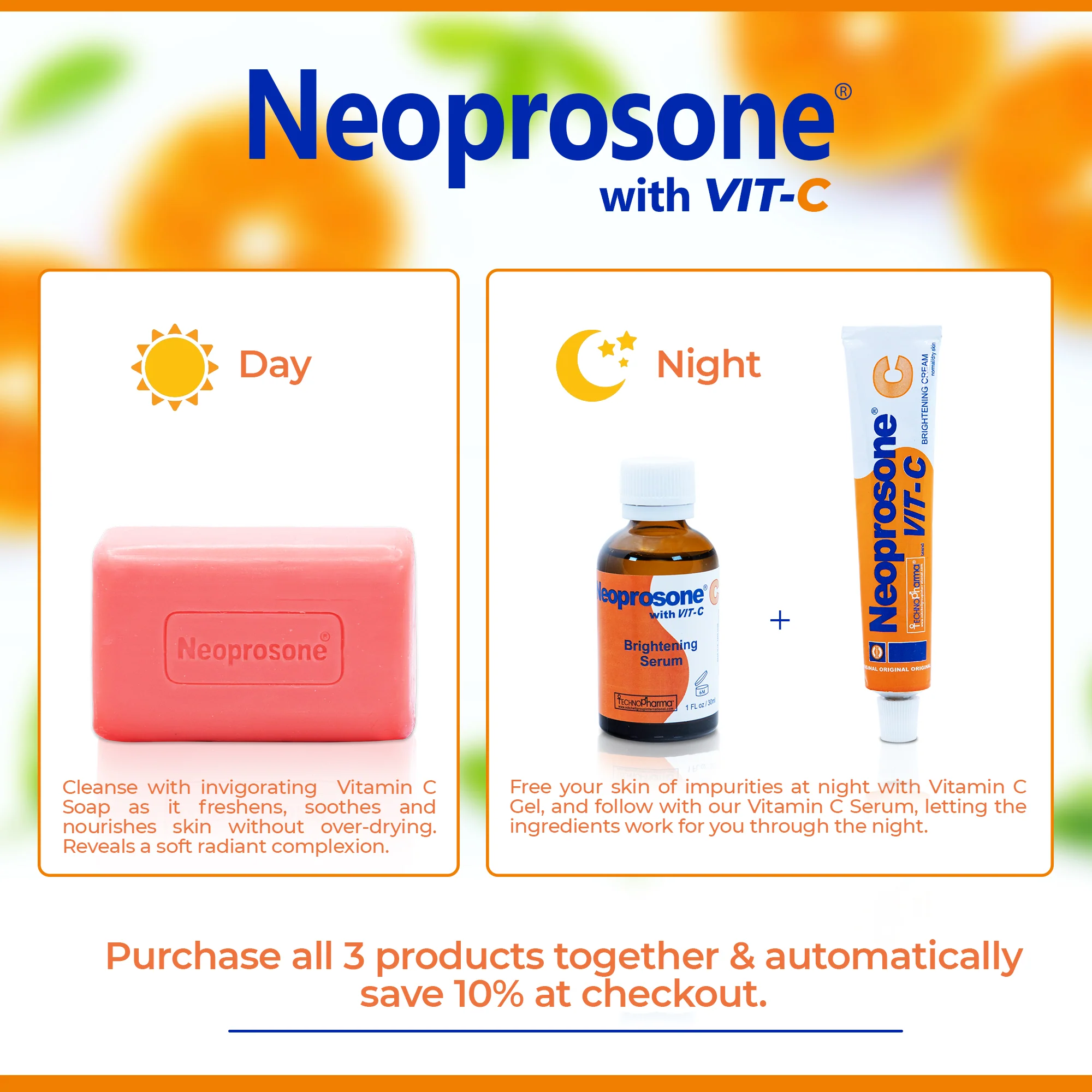 Neoprosone Beauty Soap Bar With Vitamin C 200g / 7.1 fl oz - Image 6