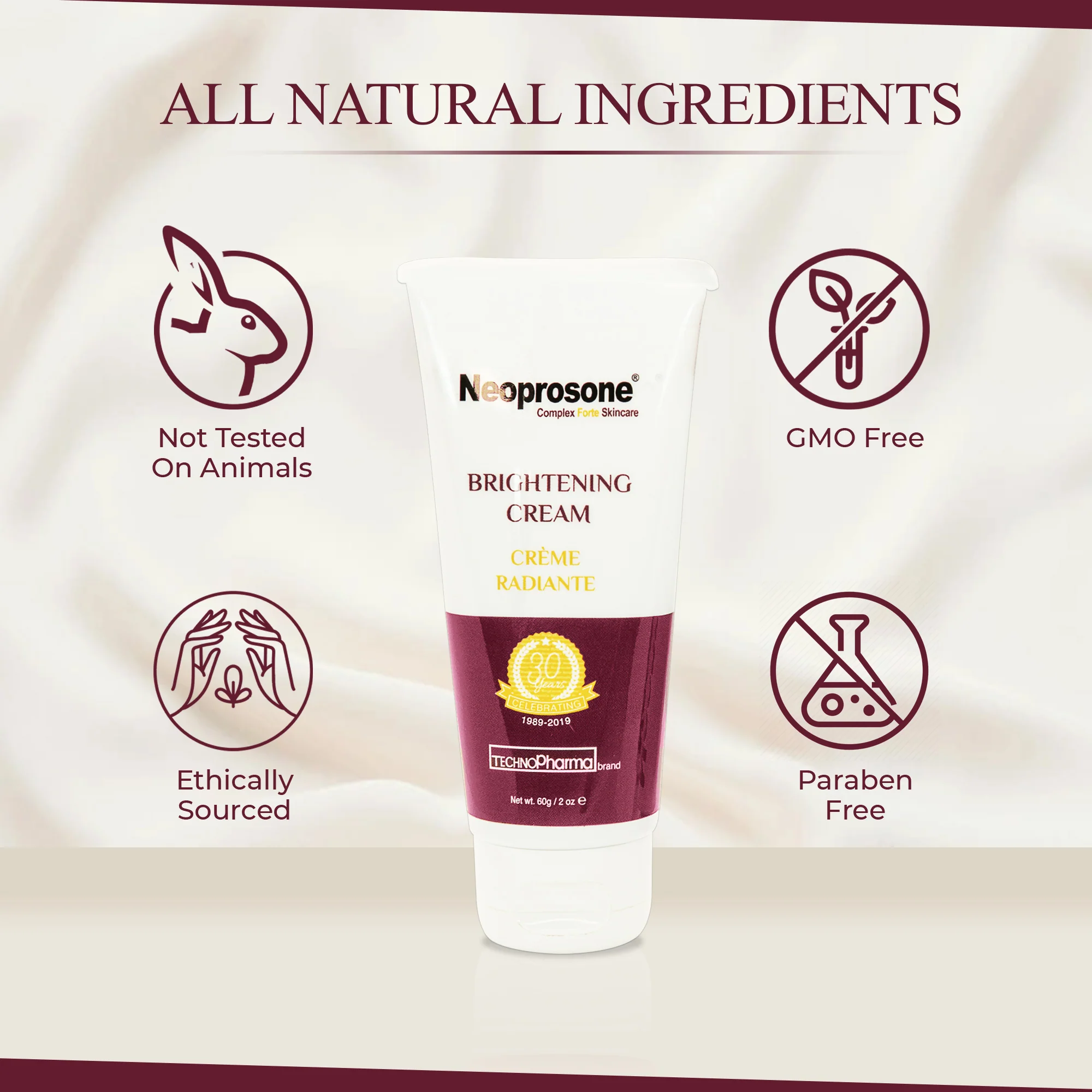 Neoprosone Brightening Cream 60g / 2 fl oz - Image 6