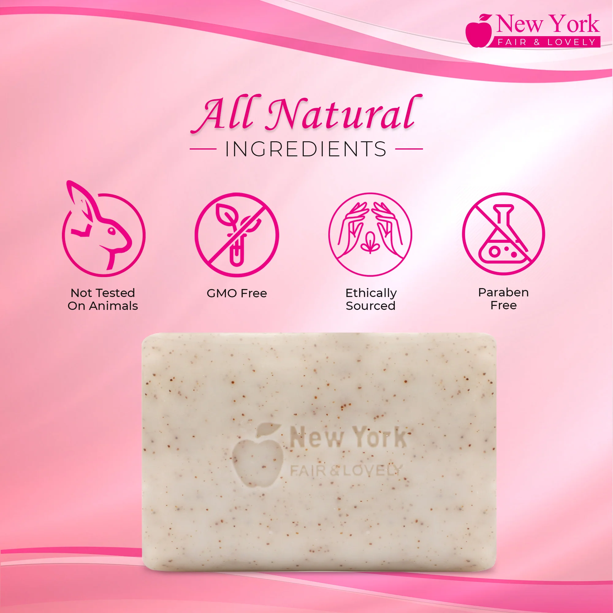 New York Fair & Lovely Cleansing Bar Soap - 200g - Image 7