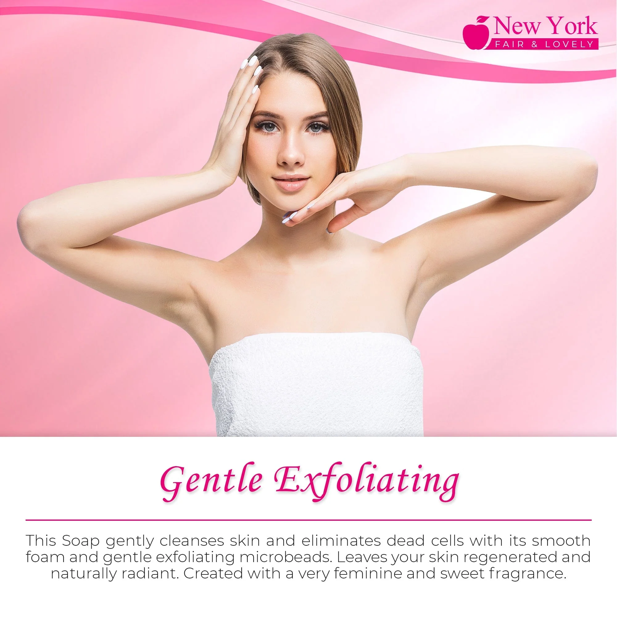 New York Fair & Lovely Exfoliating Soap 200G - Image 3