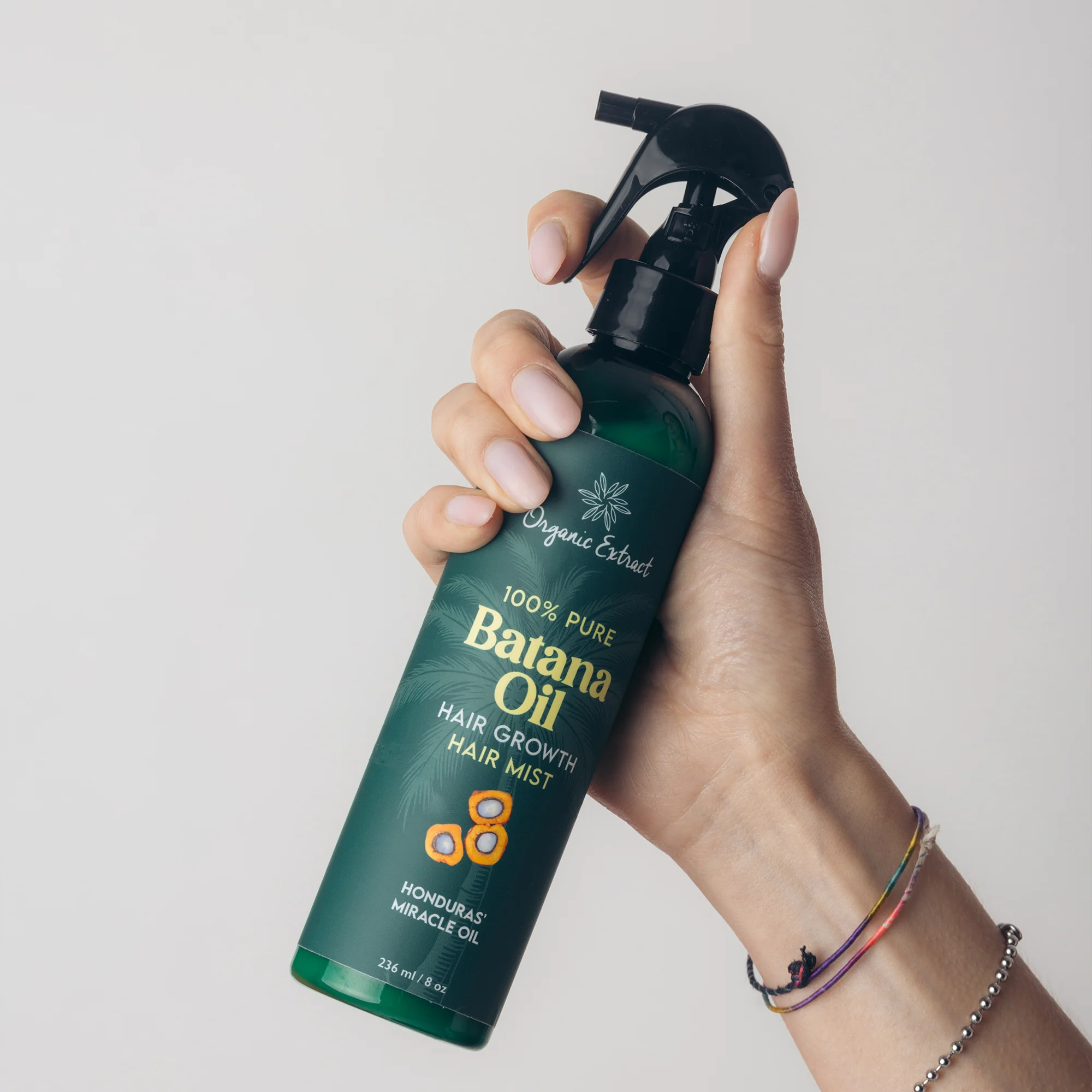 Organic Extract Batana Oil Stimulating Leave in Hair Growth Mist 8 oz / 236ml - Image 9