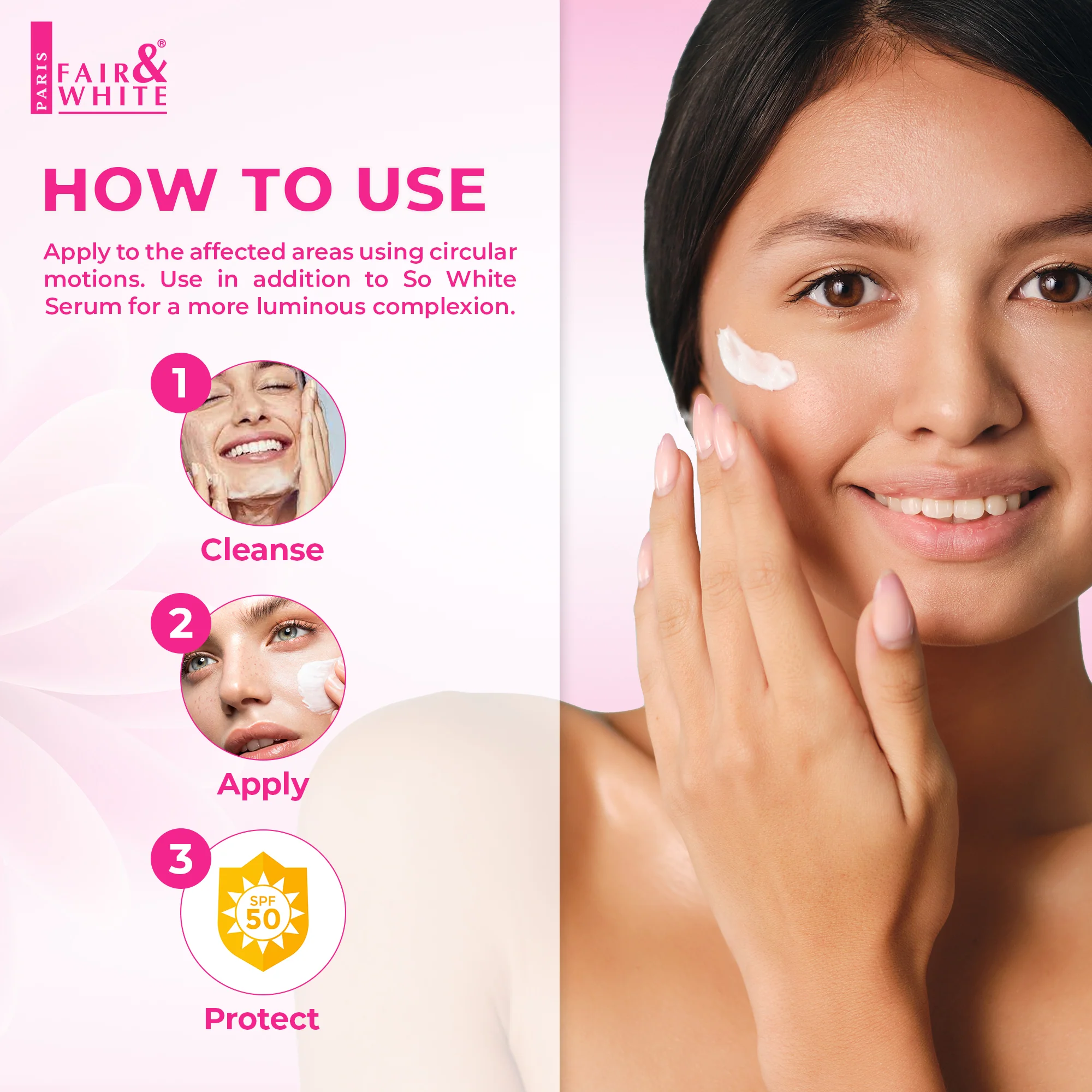 Fair And White So White Skin Perfector Brightening Cream 50ml / 1.7 fl oz - Image 5